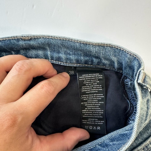 J Brand Light Blue Denim Mini Skirt size 28 - Picture 9 of 11